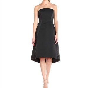 Halston Heritage Fit & Flare Strapless Dress